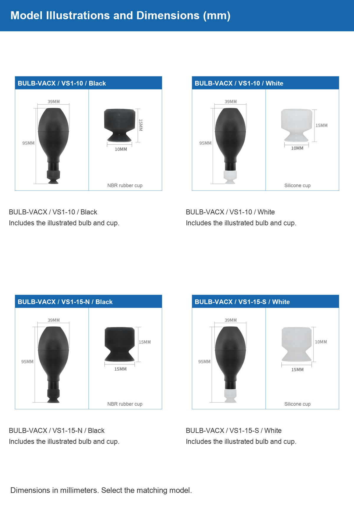 BULB-VAC vacuum pickup bulb 09 models 21 24