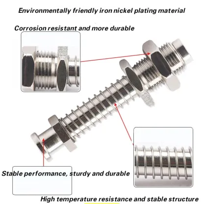 Mechanical arm suction cup hardware bracket big head vacuum suction cup hardware support rod tail intake side intake bracket-BOLTTE