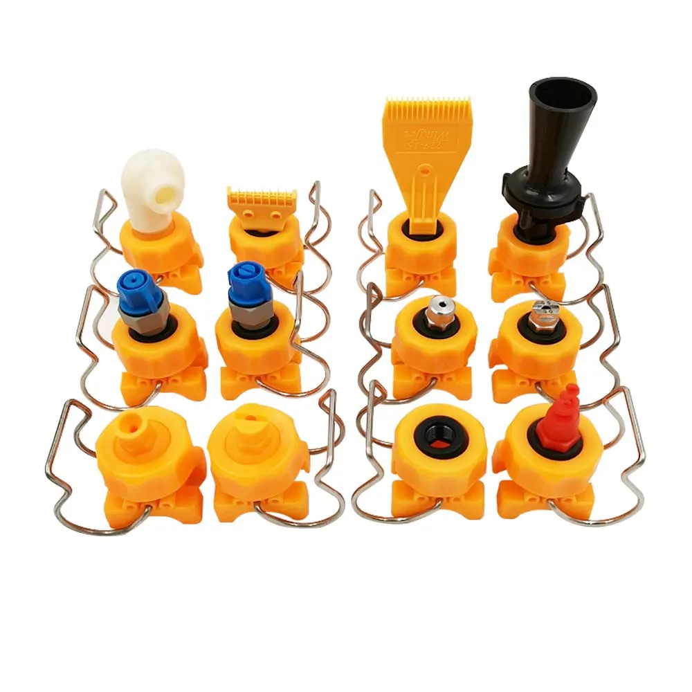 Clip Button Nozzle Front Treatment Buckle Coating Industrial Cleaning PP Universal Adjustable Spherical Conical Spray Head