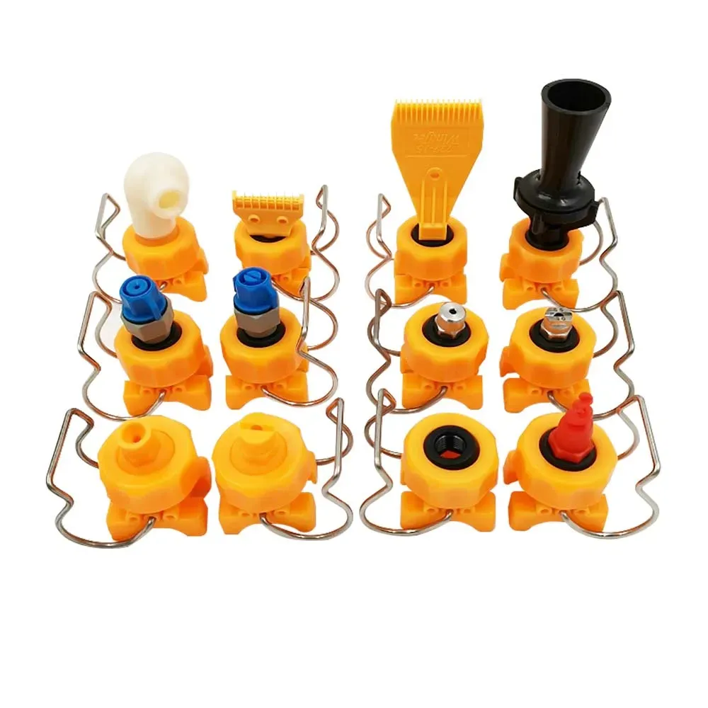 Clip Button Nozzle Front Treatment Buckle Coating Industrial Cleaning PP Universal Adjustable Spherical Conical Spray Head