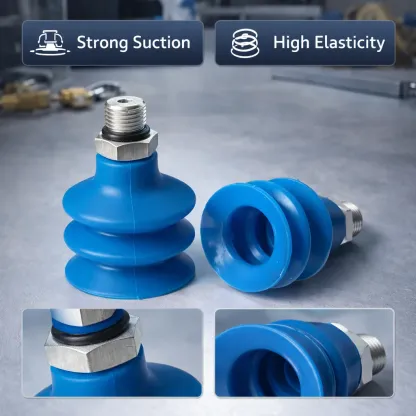 10PCS Pneumatic Vacuum Sucker FG Series with Fittings M5/G1/8 /G1/4 Silicone Suction Cup Injection Molding Machine Accessories-BOLTTE