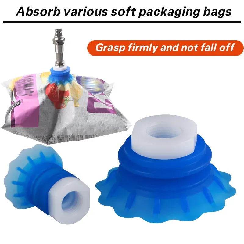 Open bag vacuum suction cup industrial STP35S/60S suction soft packaging silicone mechanical arm accessories suction nozzle lip-BOLTTE
