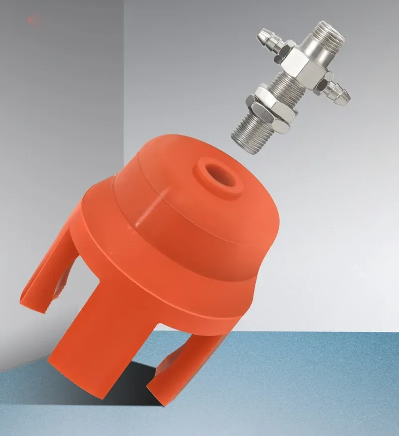 1pcs Manipulator Mini Claw Injection Molding Machine Flexible Gripper Suction Cup Pneumatic Soft Finger-BOLTTE
