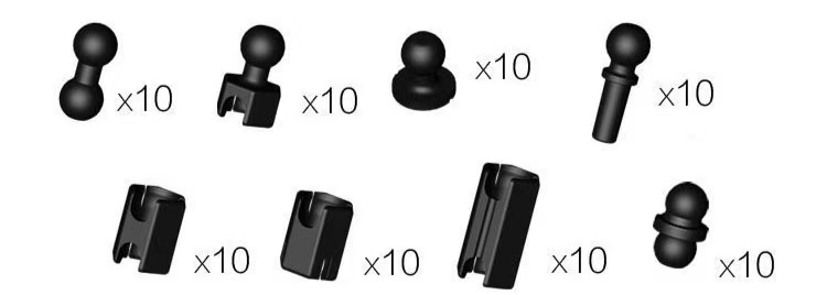 塑料连接件配件套装