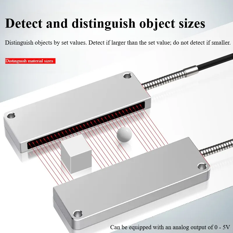 STC-10MLD Rectangular Matrix Fiber Sensor Amplifier Area Detection Diffuse Reflection Grating Counting Photoelectric Sensor-BOLTTE