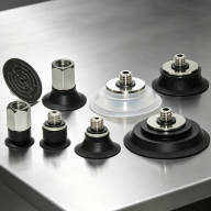 ZP2-TB Flat Vacuum Suction Cups with Mounting Fittings