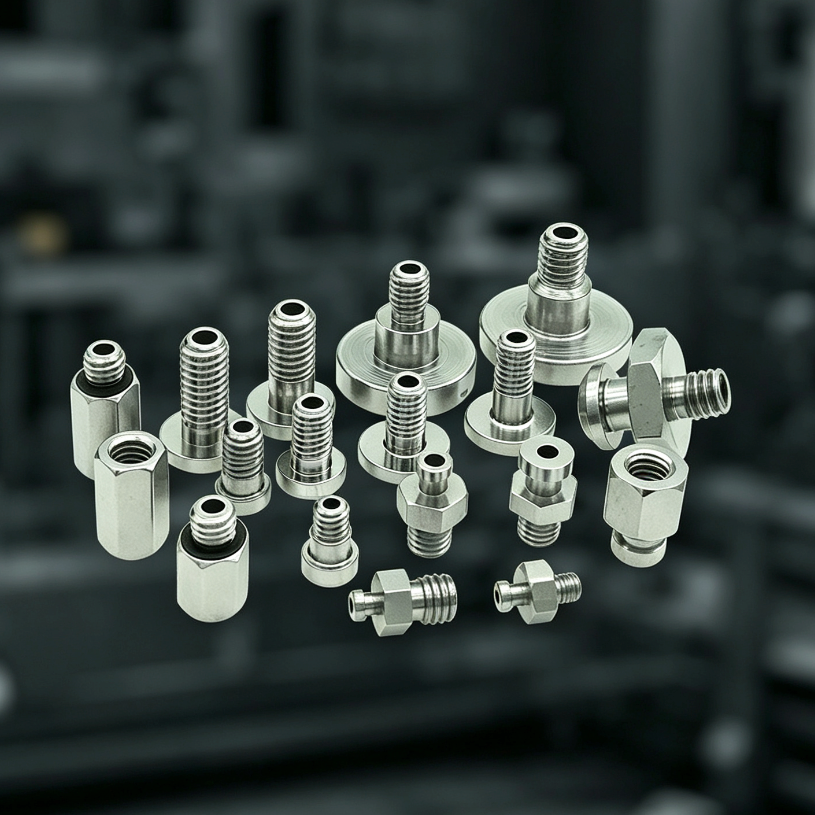 Threaded Vacuum Cup Mount Fittings — M3–M12