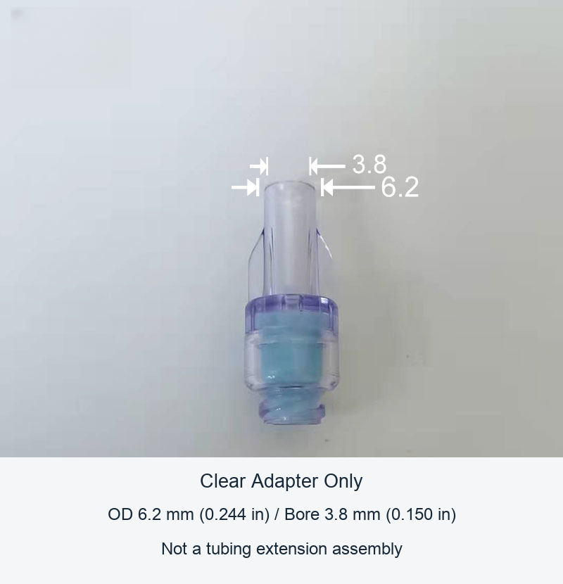 Adapter Only / OD 6.2 mm / Bore 3.8 mm