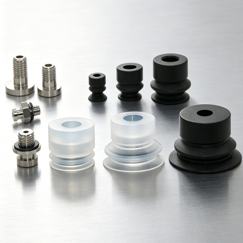 ZP2-B MB Series Bellows Vacuum Suction Cups & Adapters