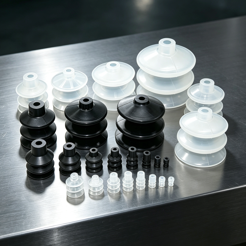 PCG Series Silicone and Nitrile Rubber Vacuum Suction Cups