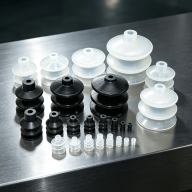 PCG Series Silicone and Nitrile Rubber Vacuum Suction Cups