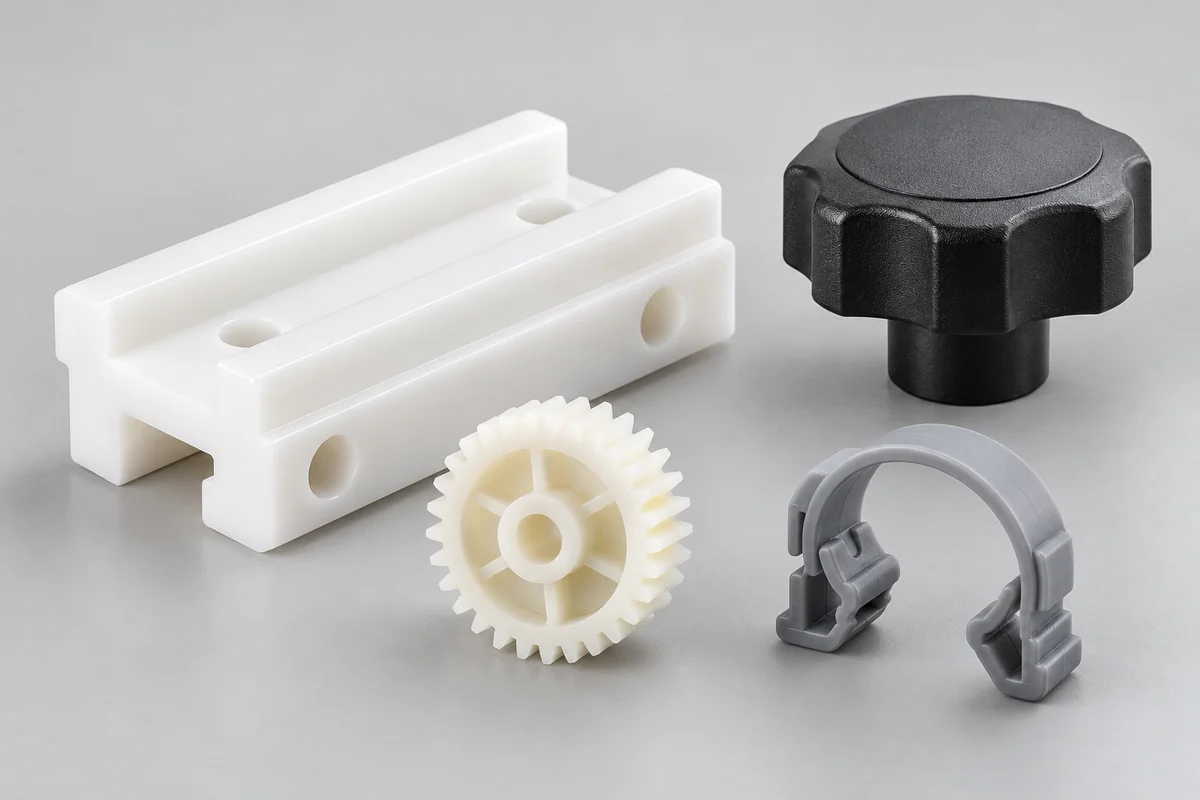 Illustrative injection-injection-molded-functional-parts category render, not a supplied customer part