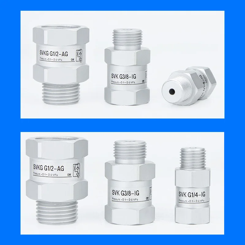 Vacuum logic valve SVKG safety valve check valve SVK-G1/8xG1/4/G3/8xG1/2-IG-AG suction cup-BOLTTE