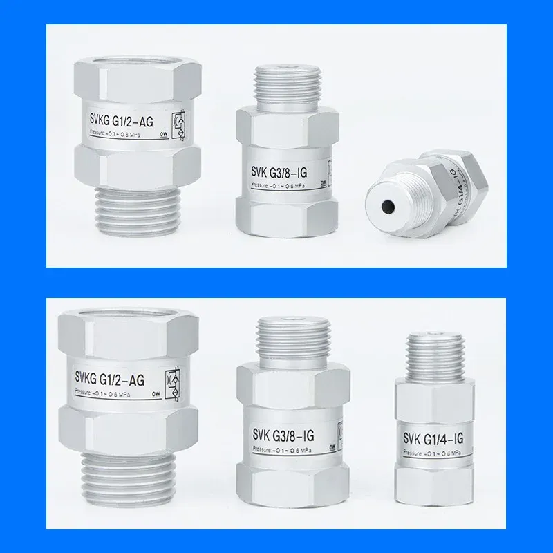 Vacuum logic valve SVKG safety valve check valve SVK-G1/8xG1/4/G3/8xG1/2-IG-AG suction cup-BOLTTE