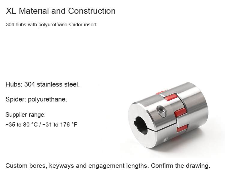 304 XL jaw coupling original detail 1: original product photograph in English