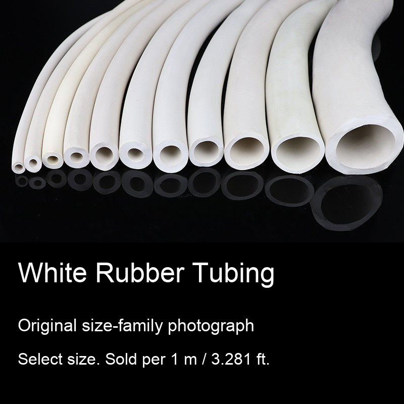 White rubber tubing original photograph 1: original product photograph in English