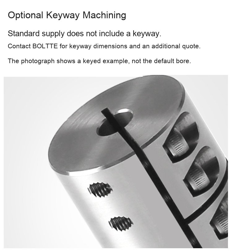 304 one-piece clamp coupling original detail 3: original product photograph in English