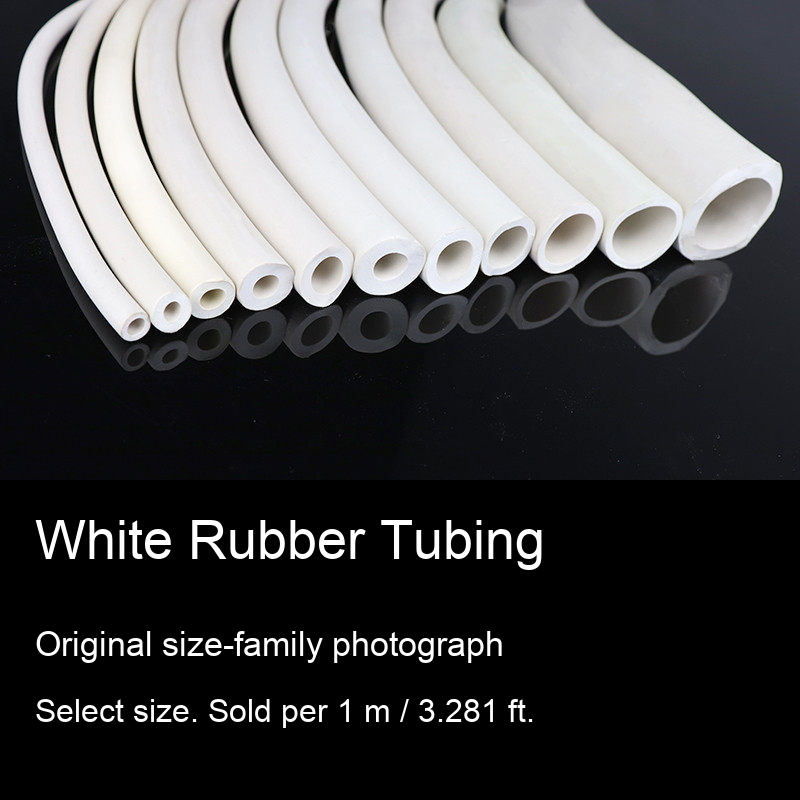 White rubber tubing original photograph 3: original product photograph in English