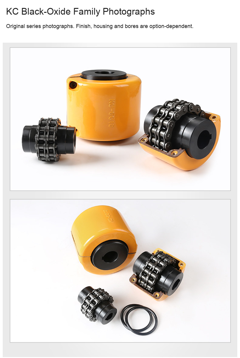 KC original roller-chain coupling detail 5: original product photograph in English