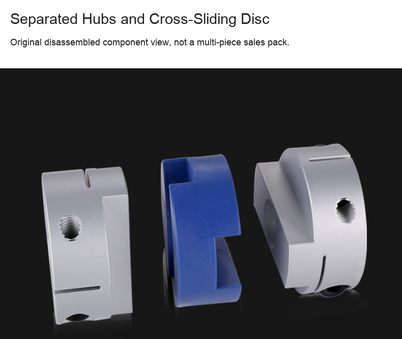 Aluminum JH Oldham coupling original detail 5: original product photograph in English