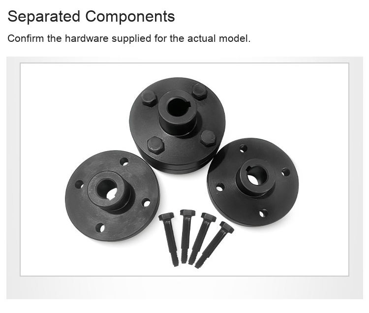 GY GYS GYH original flange coupling detail 5: original product photograph in English