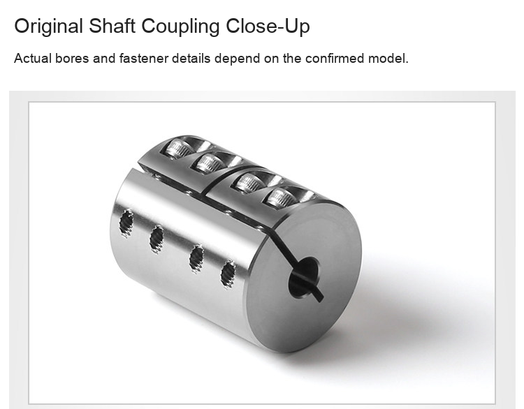 304 one-piece clamp coupling original detail 6: original product photograph in English