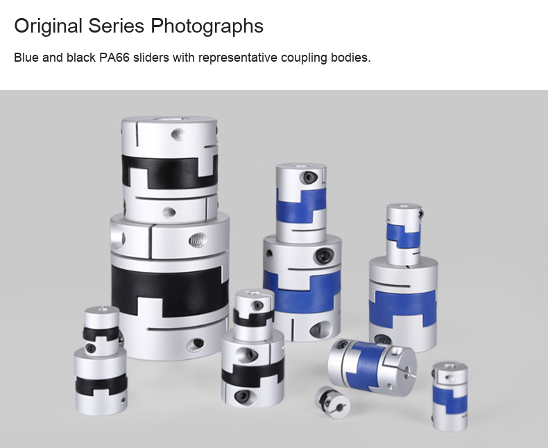 Aluminum JH Oldham coupling original detail 7: original product photograph in English