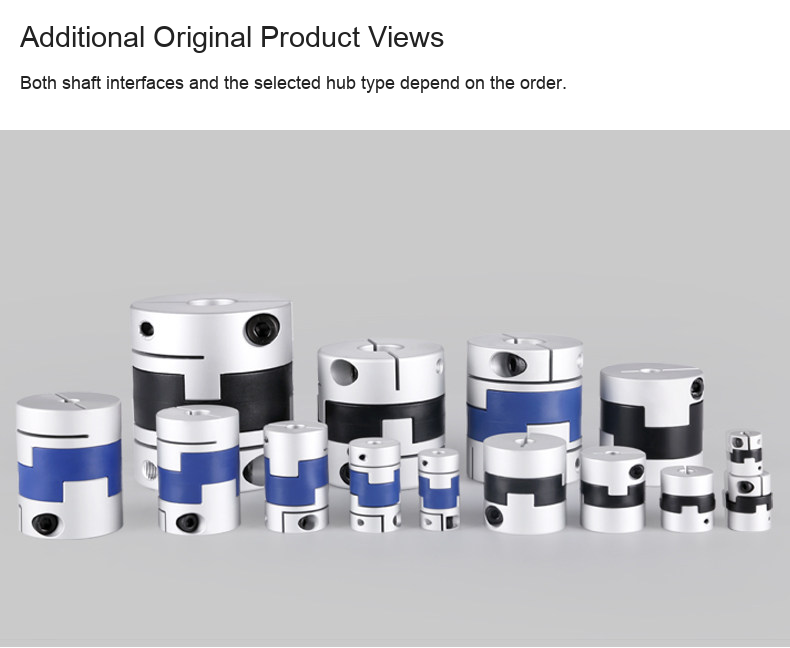 Aluminum JH Oldham coupling original detail 8: original product photograph in English