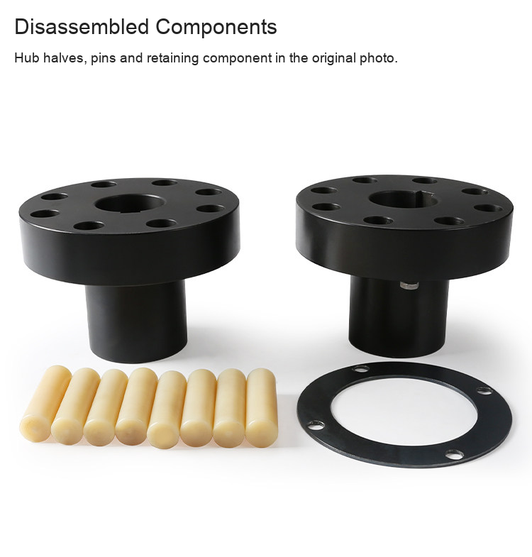 HL original pin coupling detail 9: original product photograph in English