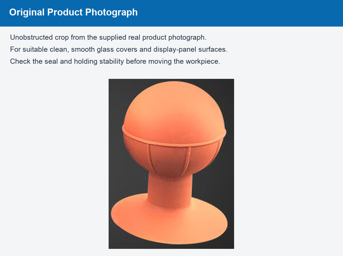 detail applications: LY-5865 orange 58 and 65 mm vacuum pickup bulbs