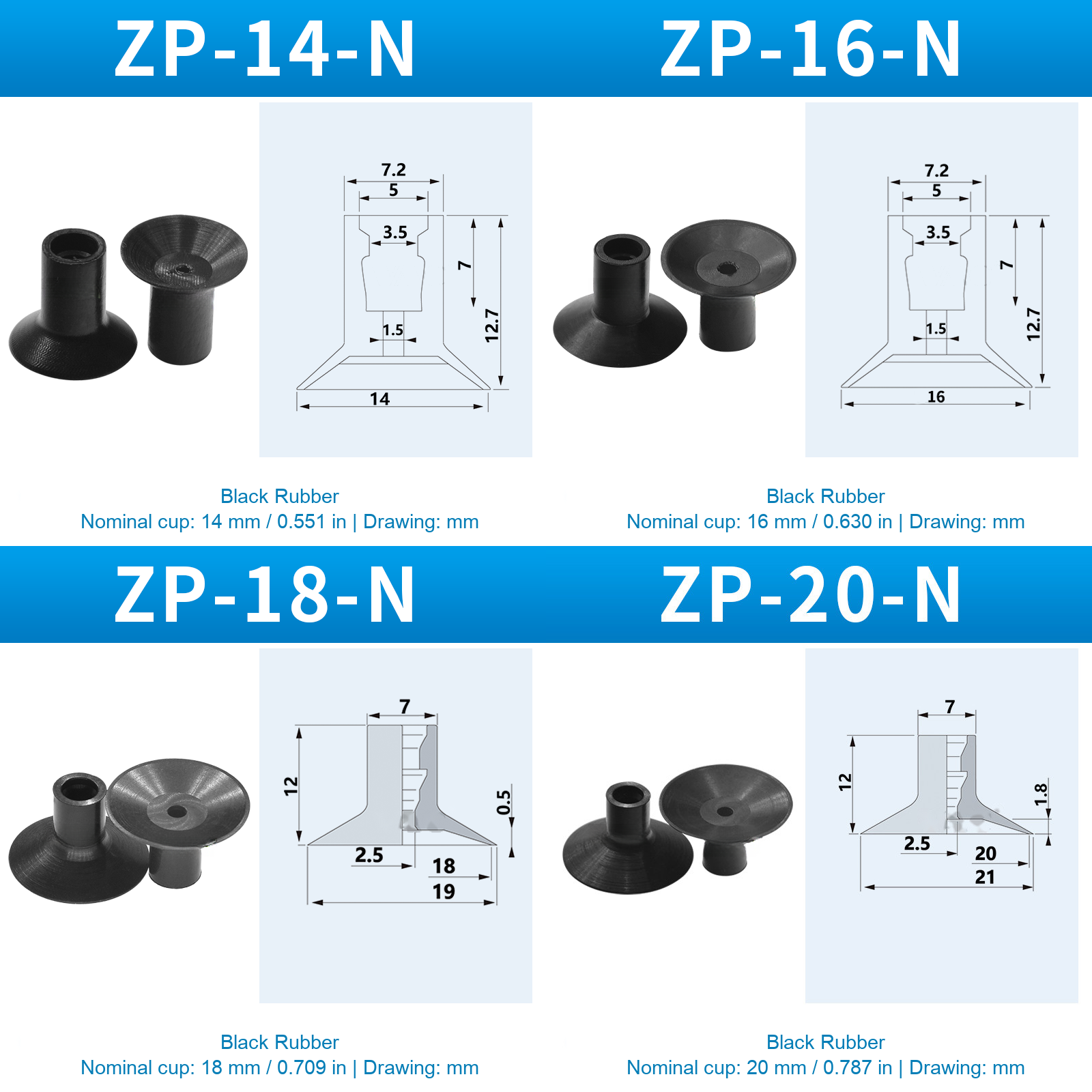 JKXP ZPG detail drawings 03: original product photographs and engineering drawings in English