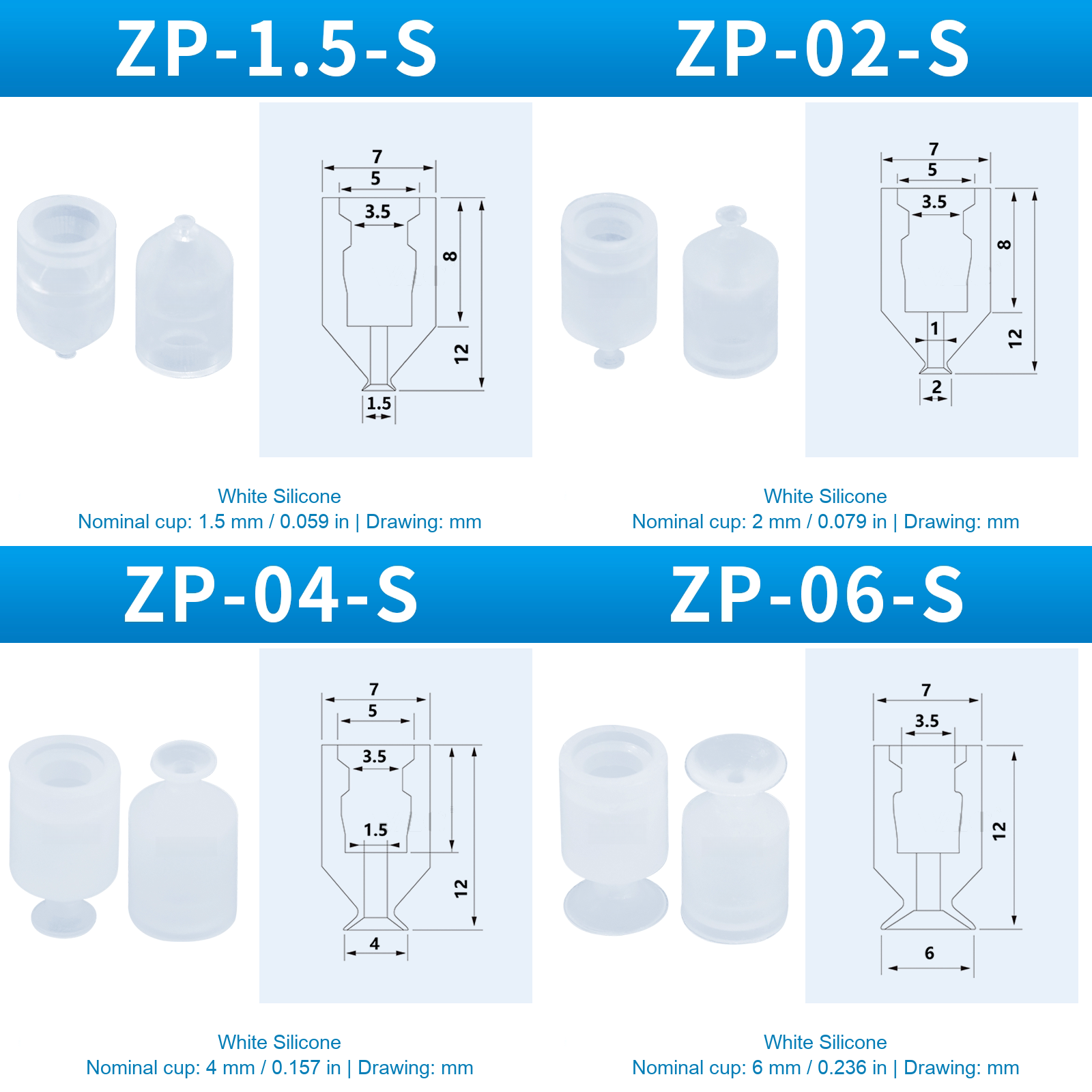 JKXP ZPG detail drawings 04: original product photographs and engineering drawings in English