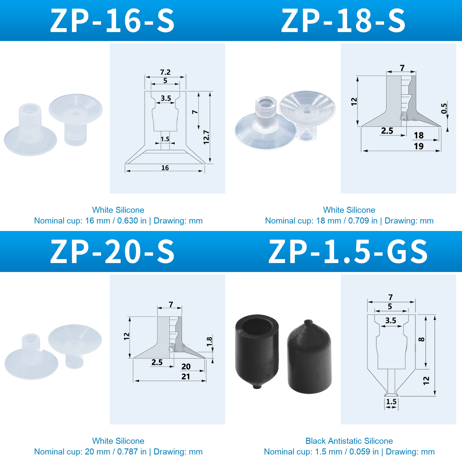 JKXP ZPG detail drawings 06: original product photographs and engineering drawings in English