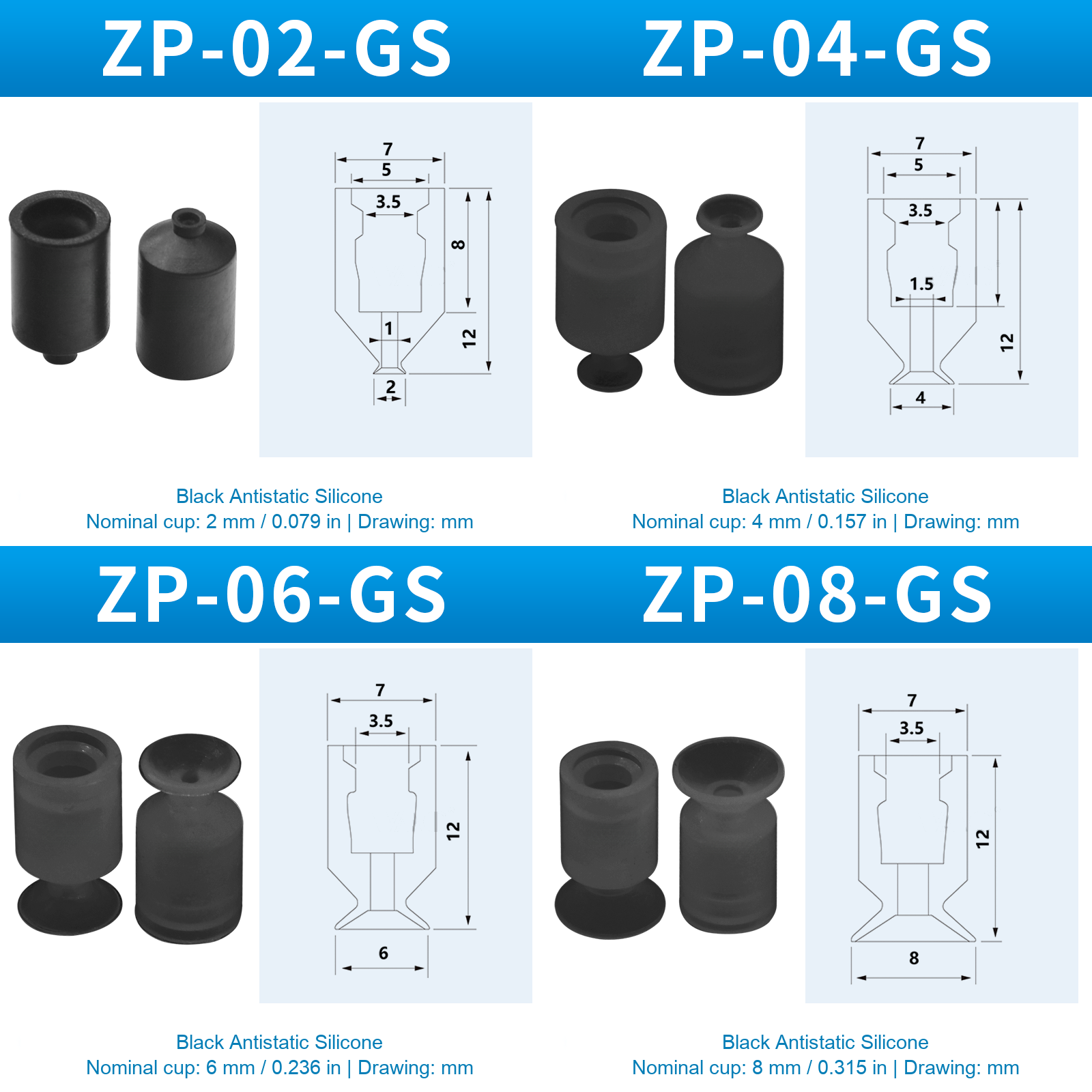 JKXP ZPG detail drawings 07: original product photographs and engineering drawings in English