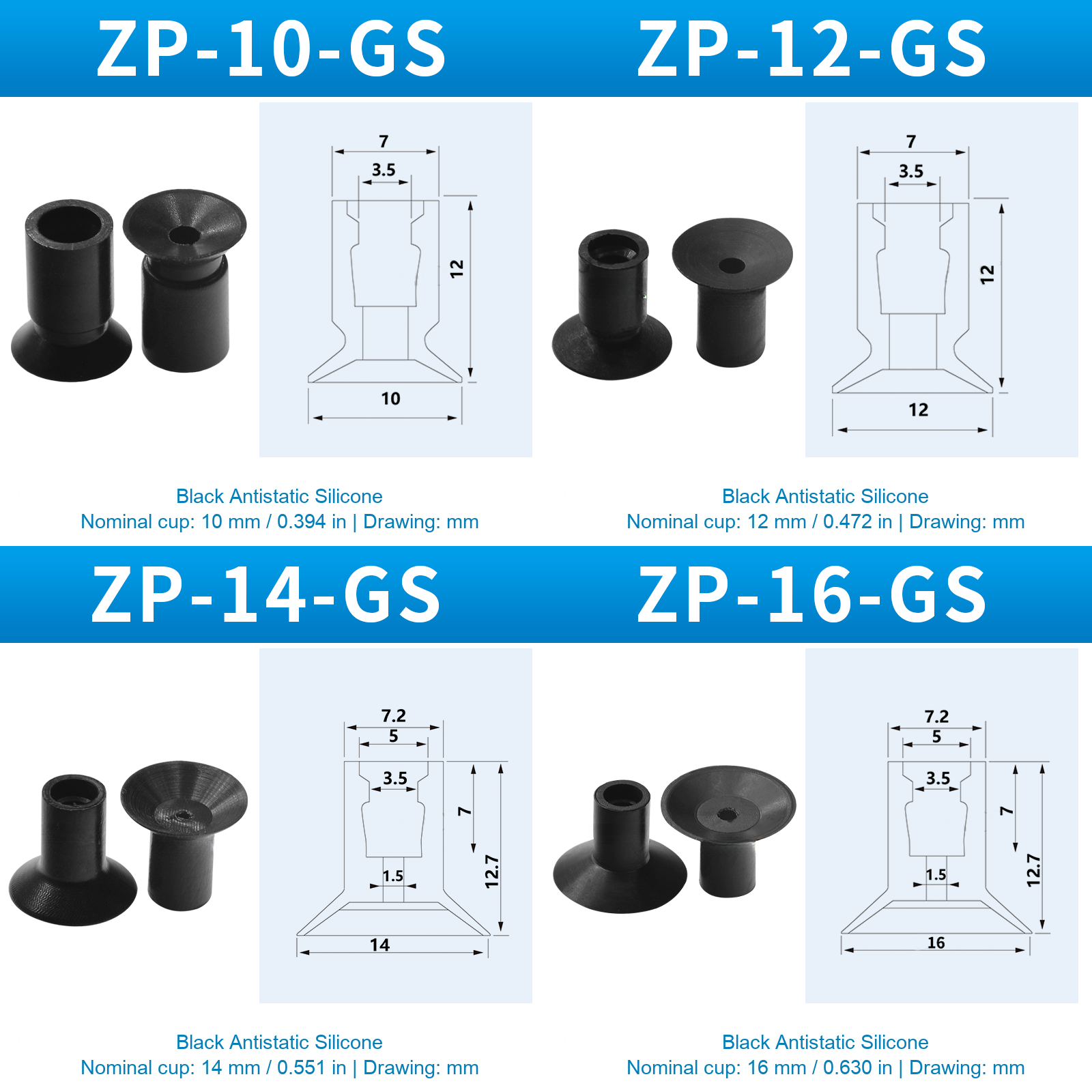 JKXP ZPG detail drawings 08: original product photographs and engineering drawings in English