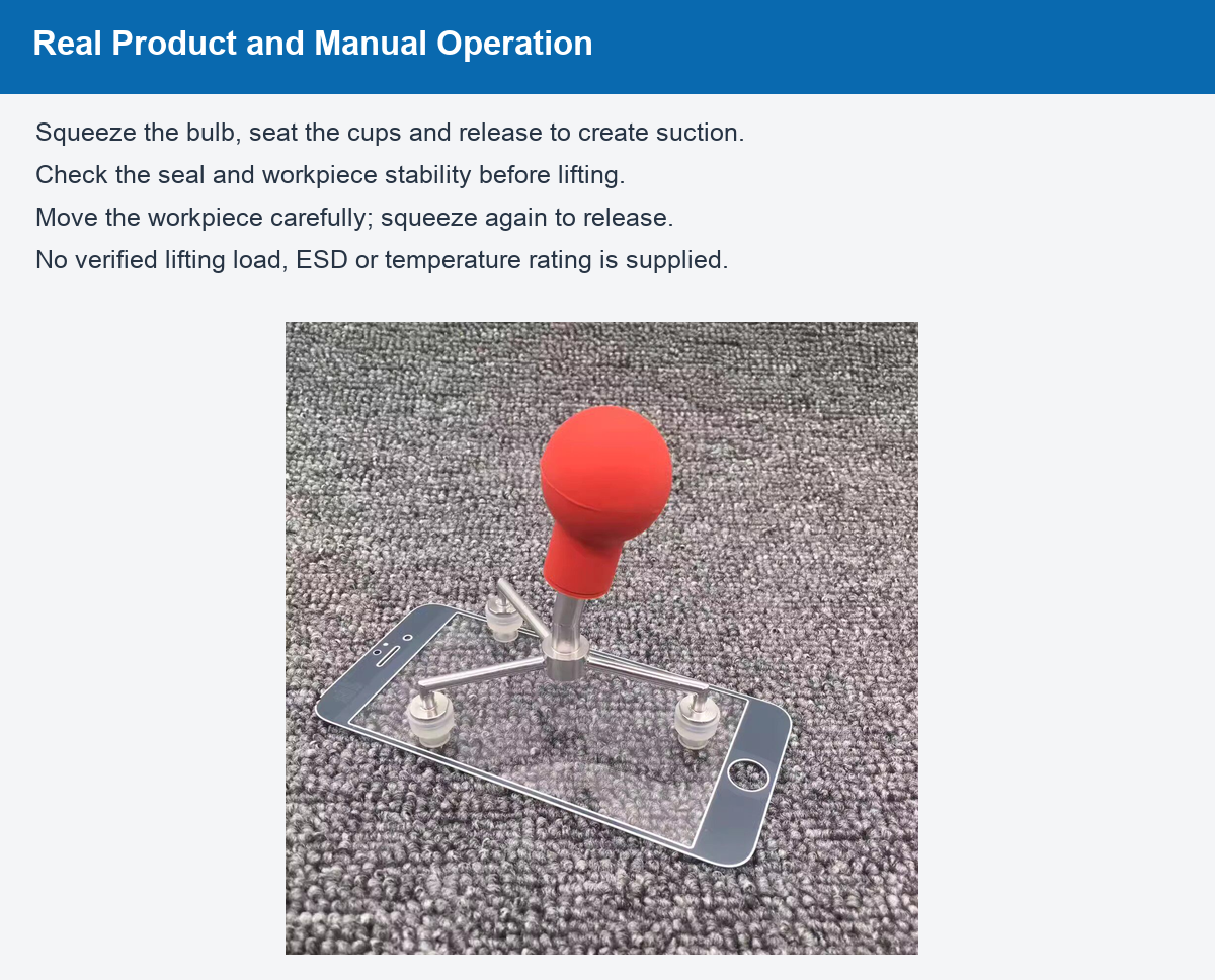 LY-053 Three-Cup Manual Vacuum Pickup Tool and Custom Configurations - detail-operation.png