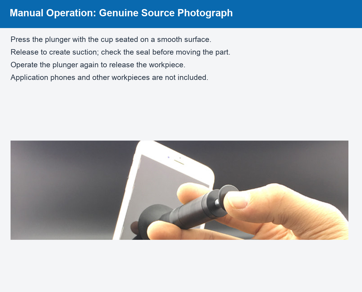 LY-661 Manual Vacuum Pickup Tools with Three Cups, 35-50 mm - detail-operation.png