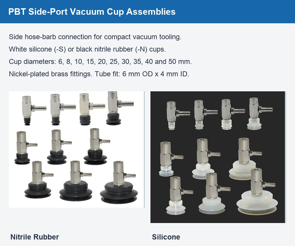 PBT family overview and original product photographs