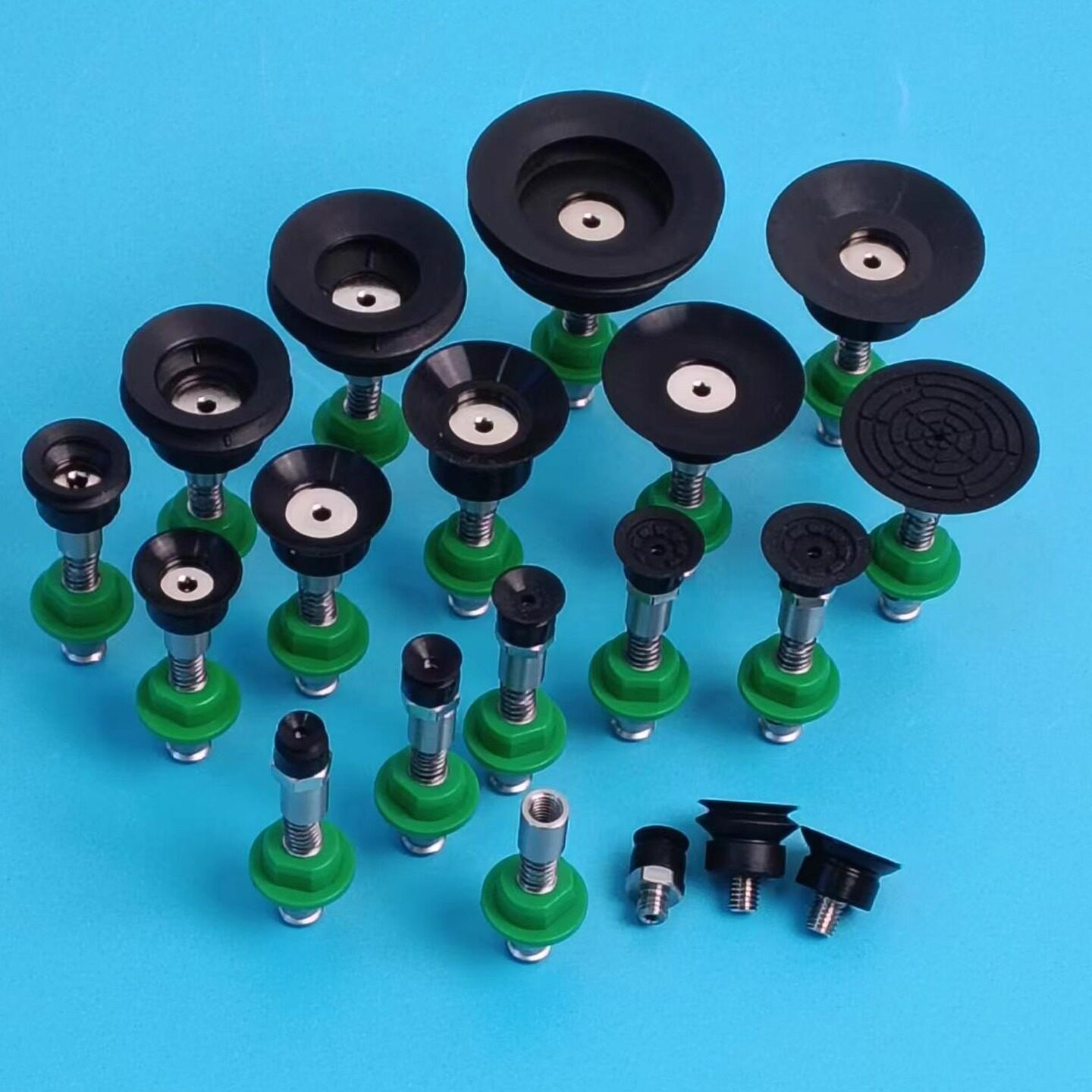 M5 spring-loaded vacuum cup nozzle 1: original product photograph in English