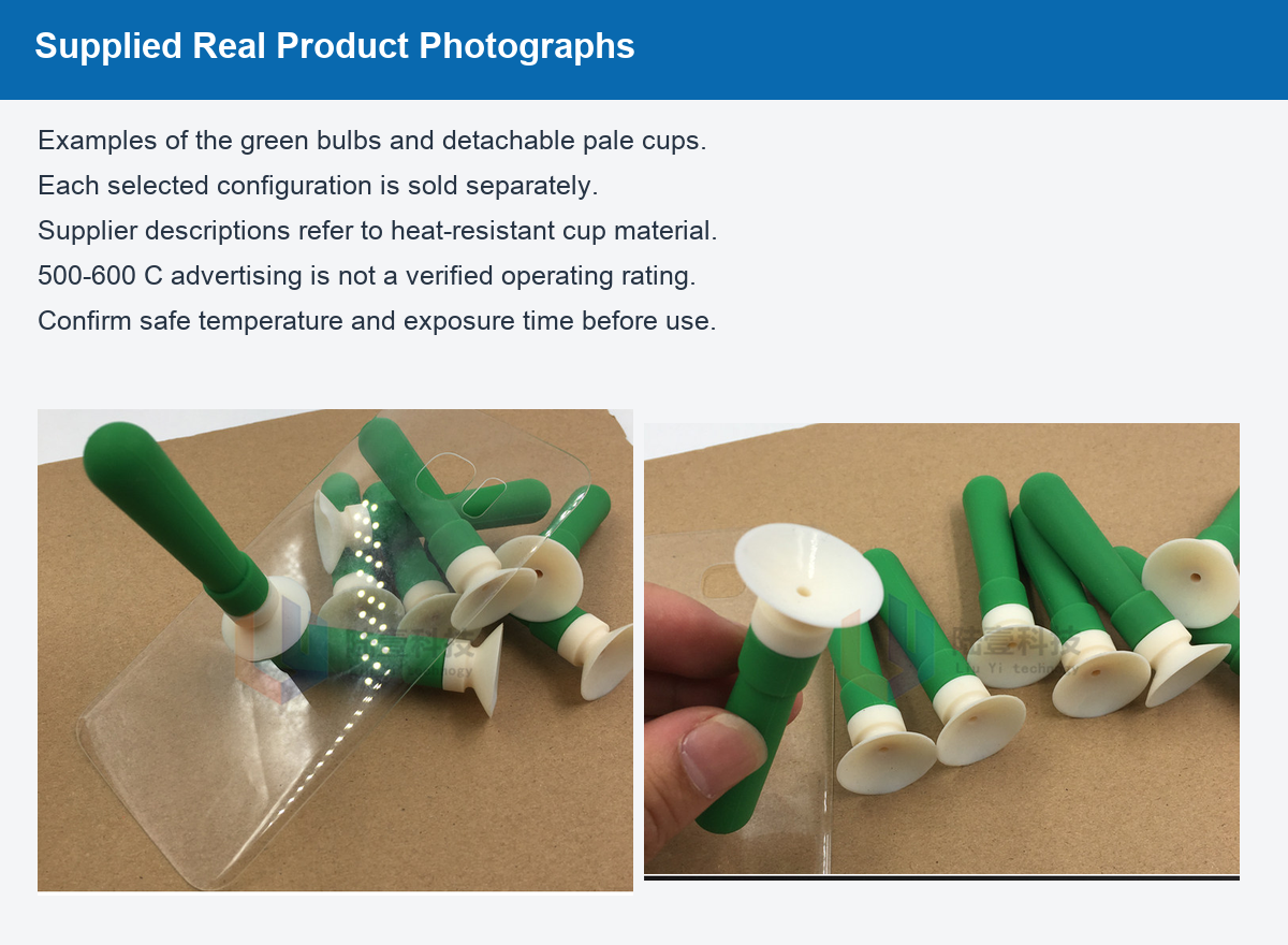 LY-8009-25 Green Vacuum Pickup Tools and Replacement Cups, 25 mm - detail-real-photos.png