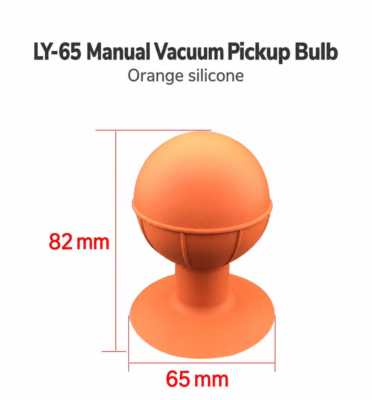 LY-65 Orange bulb: 65 mm cup, 82 mm height