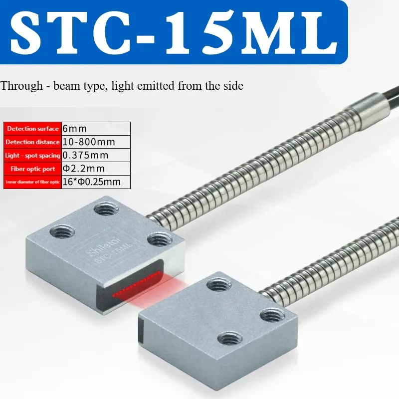 STC-10MLD Rectangular Matrix Fiber Sensor Amplifier Area Detection Diffuse Reflection Grating Counting Photoelectric Sensor-BOLTTE