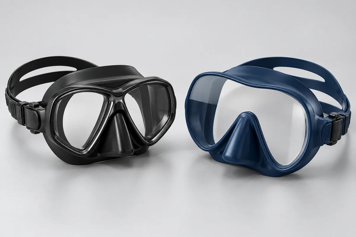 Illustrative diving-diving-masks category render, not a supplied customer part