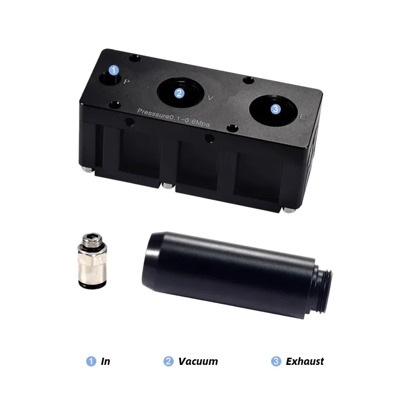 VIM VIL series small multi-stage vacuum generator, large suction power, large flow negative pressure generator VIM301-D-N-BOLTTE