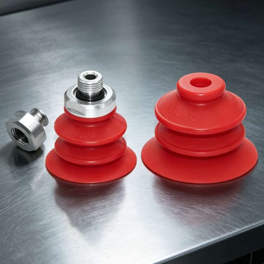 VBU Silicone Vacuum Suction Cups & Fittings