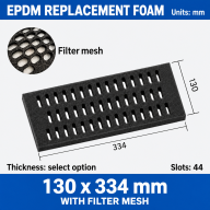 EPDM Replacement Foam Pads for 130-Series Vacuum Grippers, 3-40 mm Thick