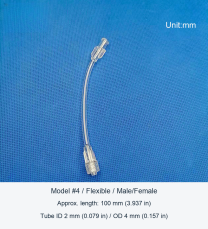 #4 / Flexible / Male/Female / Approx. 100 mm