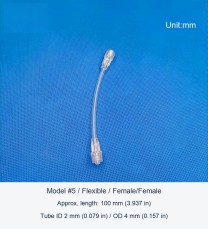 #5 / Flexible / Female/Female / Approx. 100 mm