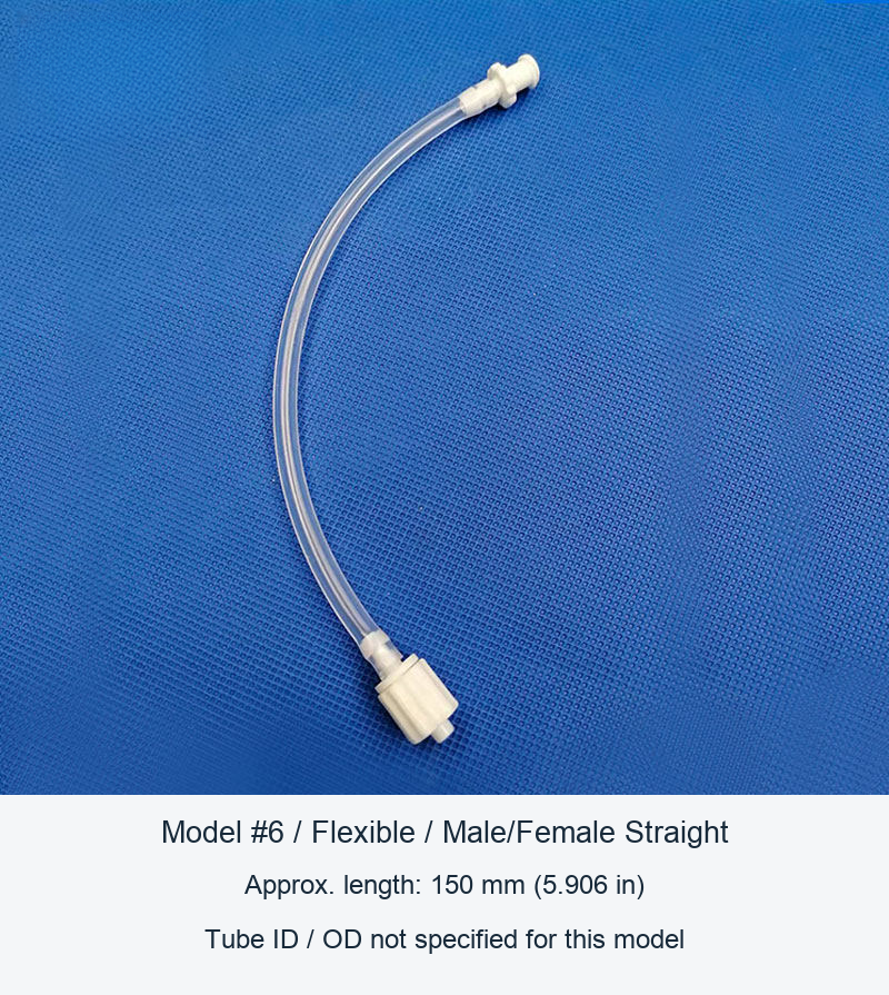 #6 / Flexible / Male/Female Straight / Approx. 150 mm