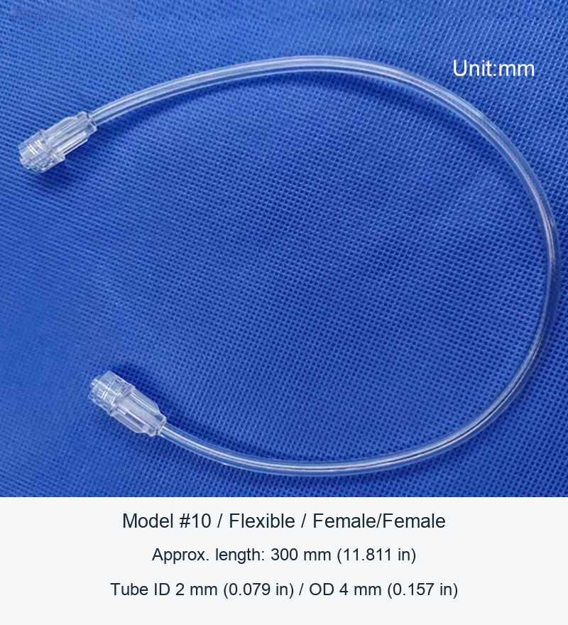 Plastic Tubing Extension Assemblies, 70-300 mm, and Separate Clear Adapter original product view 10